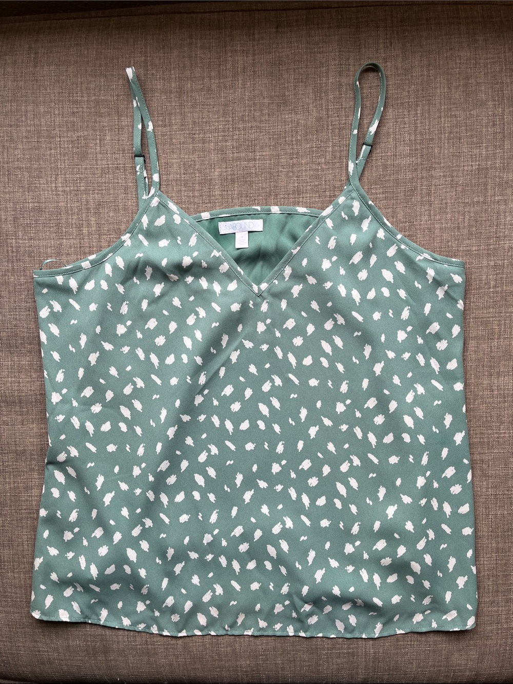 Abound Dusty Green Tank Top NWT M